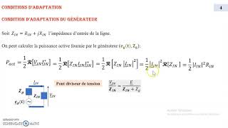 Lignes de Transmission Adaptation [upl. by Macri]