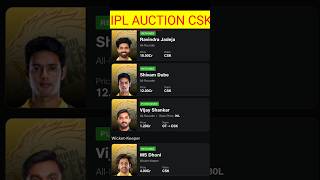 Ipl auction live 2025 CSK Team ipl shorts viralshorts [upl. by Breban]