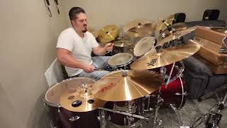 Bonzo Style Hi Hat Tambourine Drum Solo [upl. by Alejandro65]