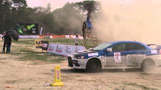 First Race event win of Avik Anwar  1st RallyCross Bangladesh 2014  carhouselimited drivenTv [upl. by Nibur252]