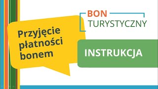 Bon turystyczny  przyjęcie płatności bonem [upl. by Gertrude]