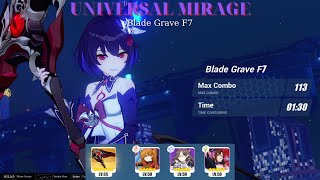 GODLIKE Swallowtail Phantasm Universal Mirage Blade Grave F7 Honkai Impact 3rd [upl. by Eiluj]