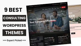 9 Best WordPress Themes for Consulting Business 2024  Consultant WordPress Theme [upl. by Aciraa]