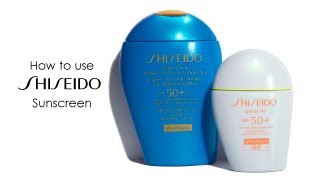 How to Apply Sunscreen Shiseido [upl. by Dylane]