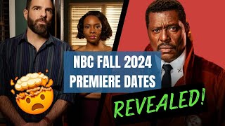 🔥 NBC Fall 2024 Premiere Dates Announced 🔔 [upl. by Asiek]