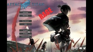 Roarks AOT Fan Game THESE PEOPLE HAVE NO LIFE [upl. by Eelak782]