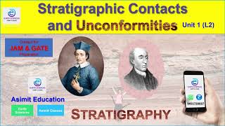 Stratigraphic Contacts and Unconformities Stratigraphy U1 L2 [upl. by Tarrance367]