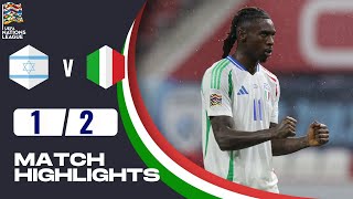 Israele  Italia  12  Gli Highlights  Lega Delle Nazioni 202425 [upl. by Ahseihs61]