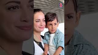 Dia Mirza snapped at the airport with her cutipie son [upl. by Kimura]