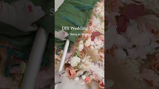 DIY Wedding Tips 2024  Setup in 3 mins  Save your time amp cost  Wedding amp Party Decoration  Event [upl. by Idnam]