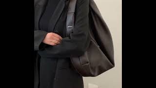 Big Black Shoulder Bags for Women youtube ytshorts fashion ladiesfashion bags [upl. by Htnamas]