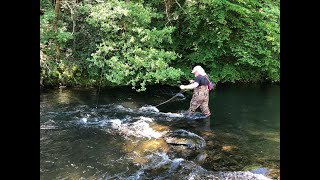 Trout fishing in Luxembourg what i used as a beginner part 1 plus an fishing rod unpack [upl. by Anoik]