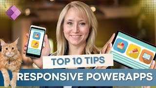 Master Responsive PowerApps Top 10 Tips You Need to Know [upl. by Eimaraj]