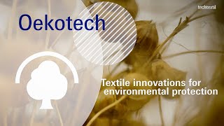 Techtextil  Application areas Oekotech [upl. by Purvis]