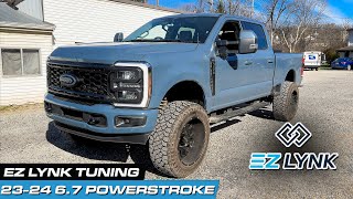 2024 67 Powerstroke HO EZLYNK Tune and Down Pipe Removal [upl. by Gilges386]