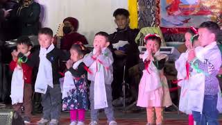 Marmey Melong school performance in spiti festival 2024 part 1 [upl. by Hamirak]