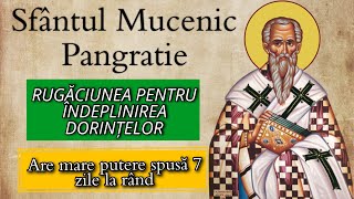 Rugăciunea Sfântului Pangratie pentru iertarea păcatelor şi împlinirea dorinţelor [upl. by Emmalee]