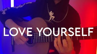 Love Yourself  Justin Bieber  Fingerstyle Guitar Cover [upl. by Adnamahs]