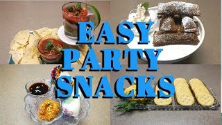 MAKE EASY SNACKS  ENTERTAINING 2018 [upl. by Ragen]