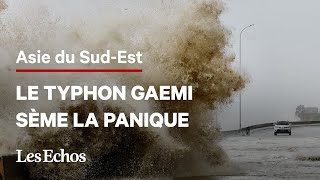 Le typhon Gaemi se dirige vers la Chine après avoir ravagé Taïwan et les Philippines [upl. by Aninaj713]