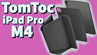 Tomtoc iPad Pro 13Inch 2024 Folio Case Slim Detachable amp UltraLight [upl. by Annahs754]