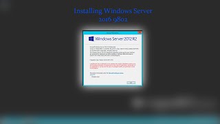 Installing Windows Server 2016 9802 [upl. by Samtsirhc329]