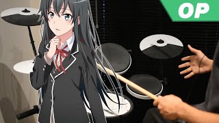 OreGairu Season 2 OP 【Harumodoki 春擬き】by Nagi Yanagi  Drum Cover [upl. by Spense]