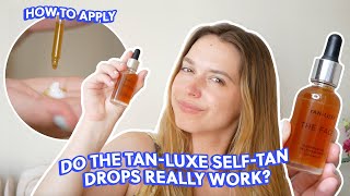 I Tried the 25 TANLUXE THE FACE Illuminating SelfTan Drops Full Review  Take My Money [upl. by Adnohsor]