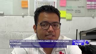 INSTITUCIONES BRINDAN CONSOLIDADO DE EMERGENCIAS ATENDIDAS [upl. by Ynoffit258]