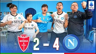 CLAMOROSI MONZANAPOLI 24  LIVE REACTION NAPOLETANI [upl. by Nanice912]