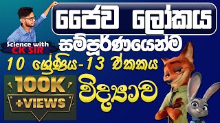 ජෛව ලෝකය සම්පූර්ණයෙන්ම10 ශ්‍රේණිය13 ඒකකය සම්පූර්ණ ආවරණයScience with CKsirgrade 10 [upl. by Roxanna]