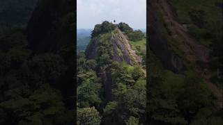 Sri Karingeshwara temple Bantwal drone karnatakatourism temple shiva hills trekking nature [upl. by Ailgna]