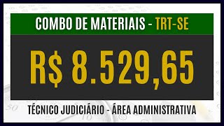 Concurso Público TRTSE 2024 Técnico Judiciário Área Administrativa ApostilaCaderno de Questões [upl. by Grady]