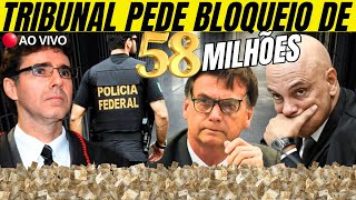 58 MILHÕES DEVEM SER BLOQUEADOS DE BOLSONARO E MAIS 24 MILITARES [upl. by Winser]