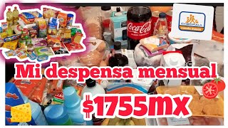 Mi despensa mensual 1755mx 🛒Precios [upl. by Zacek]