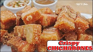 CHICHARRONES  SUPER CRISPY LECHON KAWALI Bites Filipino Style  Crispy Pork Belly [upl. by Burnett]