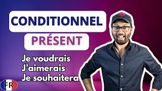 Le Conditionnel Présent en français en MOINS de 3 Minutes [upl. by Merill356]