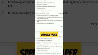 Pceutical Regulatory science SPPU QUE PAPER 8th sem [upl. by Namyw]