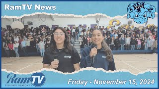 Ramona RamTV News  November 15 2024 [upl. by Beitch]