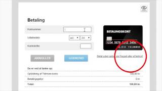 Sådan tanker du op og betaler på Mit TELMORE [upl. by Roque]