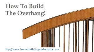 How To Build Rounded Roof Overhangs  Advanced Home Framing Tutorial [upl. by Durnan]