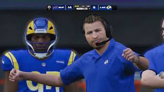 BILLS vs RAMS  NFL 2425 HIGHLIGHT BILLS AT RAMS MADDEN NFL 2425 [upl. by Arbed]