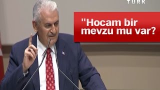 Başbakan Binali Yıldırımın İsveç anısı Hocam aramızda bir mevzu mu var [upl. by Ainehta]