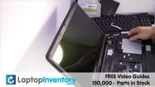 Lenovo G550 B550 Touchpad Installation Disassemble Take Apart Palmrest Replacement Install [upl. by Rumery]