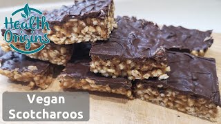 Vegan Scotcheroos Rice Crispy Treats [upl. by Sedrul]