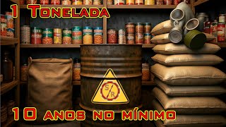 Como estocar alimentos para emergência em grandes quantidades  Preparese [upl. by Aehs]