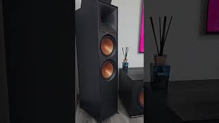 klipsch r800f klipsch subwoofer r121sw bass test [upl. by Meagher305]