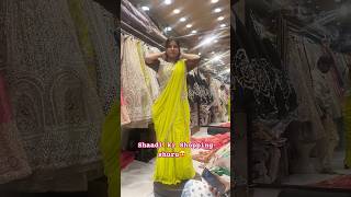 Shaadi ki shopping✨ shorts youtubeshorts minivlog [upl. by Nylisoj740]