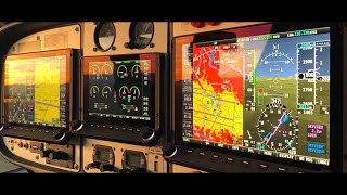 Inflight training Dynon Skyview HDX  A sensational Autumnflight  for sale [upl. by Nolitta744]