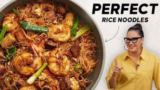 Cook Rice Noodles Like A Pro  Singapore Noodles  Marions Kitchen [upl. by Ariel305]